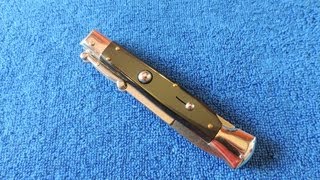 AKC Italy 9quot Swinguard Stiletto Switchblade [upl. by Codi638]