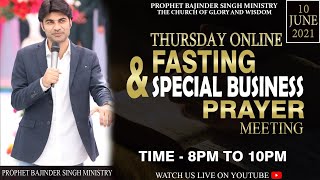 Prophet Bajinder Singh Ministry Thursday Evening Live Meeting WithProphet Bajinder Singh [upl. by Erdnaxela]