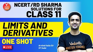 Limits and Derivatives  NCERTRD Sharma Solutions for Class 11 Maths 📖  Arvind Kalia Sir  Vedantu [upl. by Kazmirci]