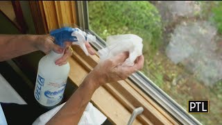 At Home With Pella Cleaning Windows [upl. by Ydnam257]