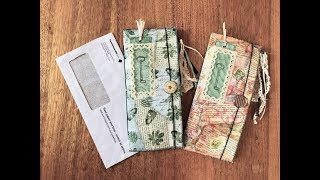 Junk Mail Envelope Journal  TUTORIAL Stepbystep DIY [upl. by Horter]