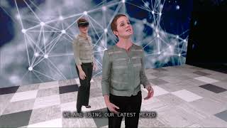 Demo The magic of AI neural TTS and holograms at Microsoft Inspire 2019 [upl. by Richarda151]