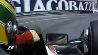 F1 Classic Onboard Senna On The Charge At The 1990 Monaco Grand Prix [upl. by Siladnerb]