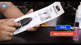 IKEA MILK FROTHER Review amp Battery Installation [upl. by Einotna]