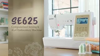 Brother SE625 2in1 Sewing and 4quot x 4quot Embroidery Machine [upl. by Juan]