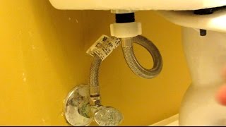 How to Fix Vibration Noise on Toilet Water Valve [upl. by Remlap]