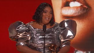 LIZZO Wins Record Of The Year For About Damn Time  2023 GRAMMYs [upl. by Christan]