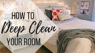 HOW TO CLEAN YOUR ROOM FAST IN 10 STEPS  2018 [upl. by Gona]