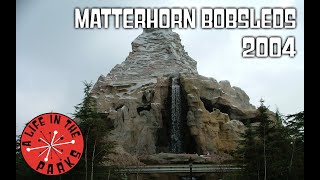 Matterhorn Bobsleds Disneyland California 2004 [upl. by Airekal]