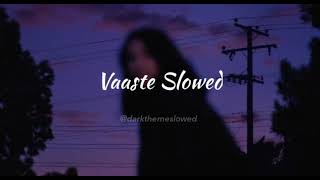 Vaaste Song SlowedReverb [upl. by Kennett]