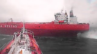 30 Biggest Ship Collisions and Mistakes Caught On Camera [upl. by Seavey]