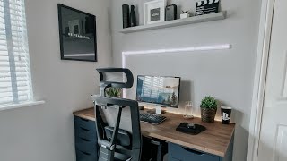 Budget Desk Setup  IKEA Desk Setup Tour [upl. by Granniah]