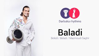 Baladi Beledi Beladi Masmoudi Saghir  Darbuka Rhythms 2 [upl. by Eyanaj]