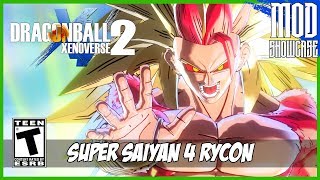 【DBXV2 MOD】 SUPER SAIYAN 4 RYCON PC  HD [upl. by Ulises]