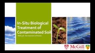 InSitu Biological Treatment of Contaminated Soil [upl. by Aminta]