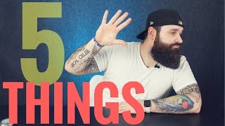 5 things I wish I knew back then  Beginner Beard Tips [upl. by Eelyab820]