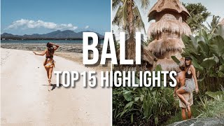 BALI REISETIPPS TOP 15  Unsere HIGHLIGHTS für jede Bali Reise [upl. by Laural]