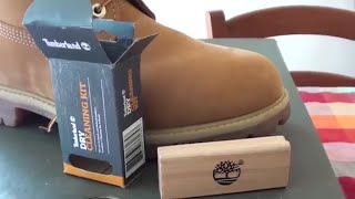 Timberland Dry Cleaning Kit unboxing  review [upl. by Enitsirk]