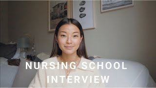 Nursing School Interview  Questions  Answers Tips [upl. by Fried152]