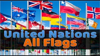 Flags of all Countries Members of the UN by date of admission  Flags of the World [upl. by Armillia]