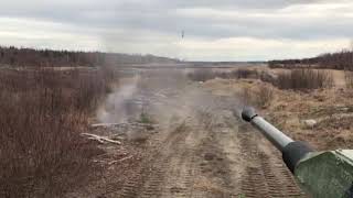 Firing some 40mm Bofors Cannon from Strf 90 [upl. by Schouten]