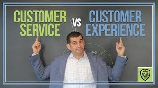 Customer Service Vs Customer Experience [upl. by Leroj759]