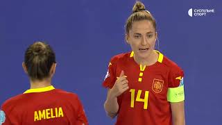 Ukraine  Spain  Womans futsal EURO 2022 [upl. by Sancha]