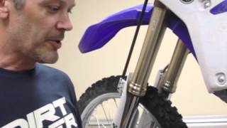 How To Change The Oil On A Yamaha WR450 [upl. by Witkin612]