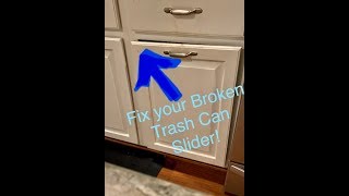 Pull Out Trash Can Repair [upl. by Meaghan]