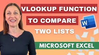 HOW TO compare two columns in Excel using VLOOKUP [upl. by Yllas920]