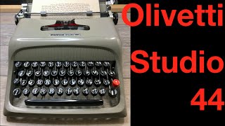 Olivetti Studio 44 [upl. by Halona]