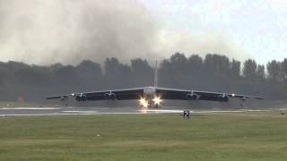 B52 TAKEOFF FAIRFORD JULY 2010 [upl. by Hunger]