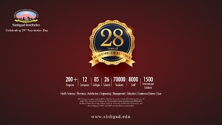 Sinhgad Institutes Celebrating 29th Foundation Day [upl. by Akkinahs]