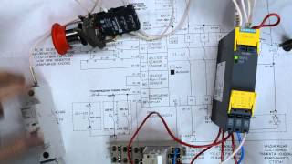 Safety relay 3SK1111 test 3 [upl. by Santa]