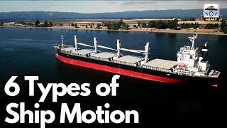 6 Types of Ship Motion  Animated Explaination [upl. by Skipton]