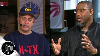 Jeff Van Gundy was so mad after Tracy McGradys 13 points in 33 seconds he went off  The Jump [upl. by Clower429]