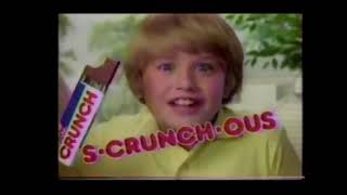 Nestle Crunch  Chocolate is Scrunchous 1984 USA [upl. by Eulalia]