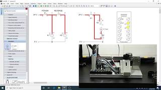 Forward and Reverse Motor Control Using FluidSIM [upl. by Frendel]