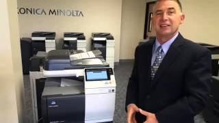 Konica Minolta Bizhub C3350 Color Copier Printer Scanner [upl. by Sosthina]