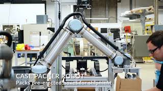 Packaging Automation Using Collaborative Robots  Cobots  ONExia Inc [upl. by Ticknor]