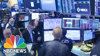 Stock Trading Halted After Markets Plunge At Market Open  NBC News [upl. by Naivaf756]