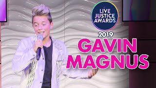 GAVIN MAGNUS  CRUSHIN 💗LIVE JUSTICE AWARDS [upl. by Aciraa]