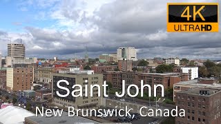 Saint John New Brunswick Canada in 4K [upl. by Aitnis635]