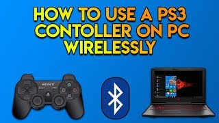 How To Use A PS3 Controller On A PC Wirelessly [upl. by Annoif]