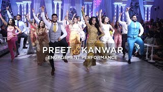 Preet amp Kanwar  Epic Engagement Performance [upl. by Salem796]