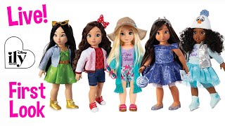 Disney ily 4EVER Fashion Dolls All of Them  First Look Live [upl. by Fax]