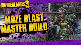 Borderlands 3  Moze Blast Master Build Infinite Ammo  Massive Damage [upl. by Ynes581]