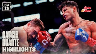 THE RETURN  Ryan Garcia vs Oscar Duarte Fight Highlights [upl. by Ahtenak]