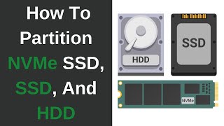 How To Partition Your SSD m2 NVMe SSD And HDD In Windows 10 [upl. by Maud302]