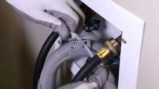 Front Load Washer Drain Hose Installation [upl. by Corvese32]